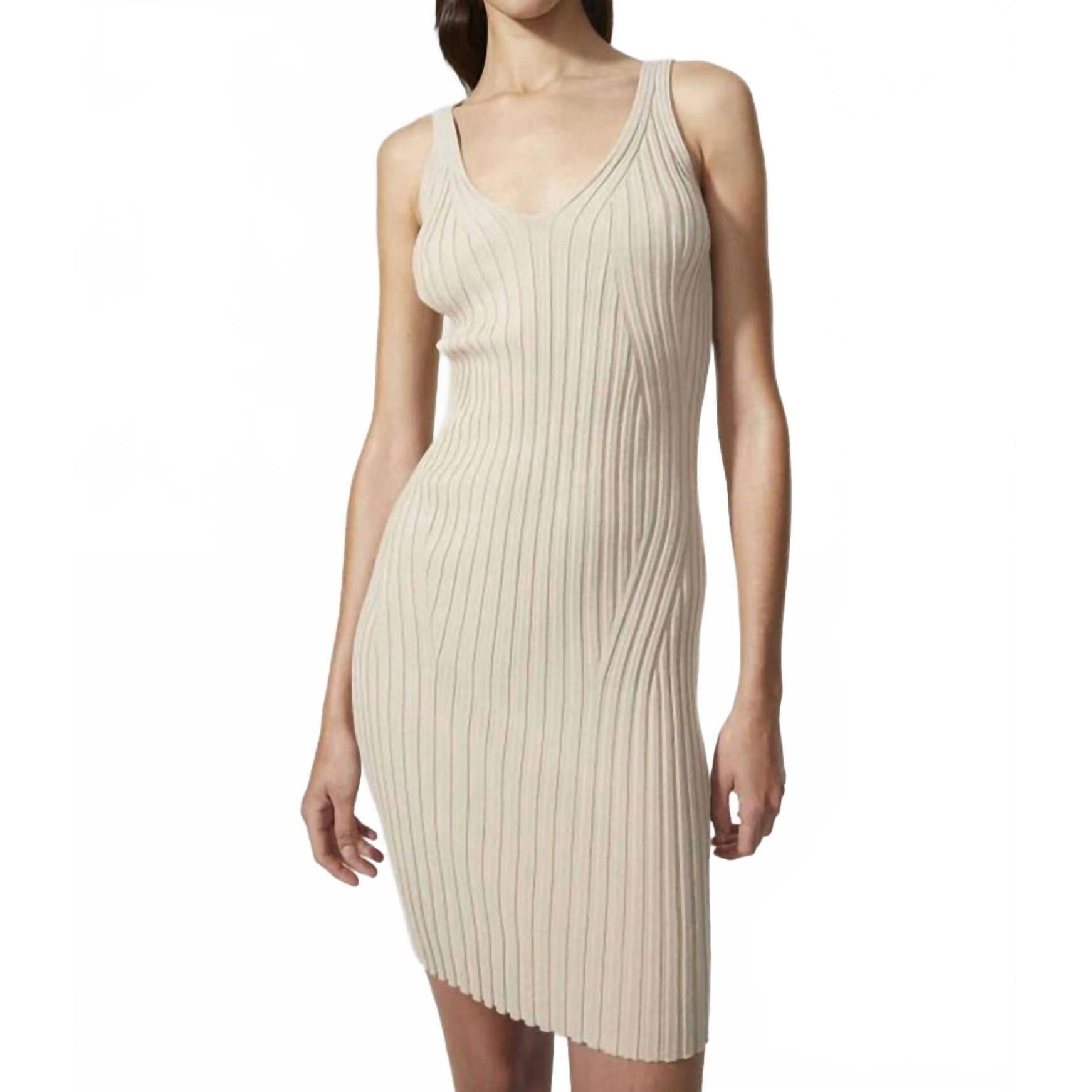 New Rodebjer Candance Mini Dress In Sand